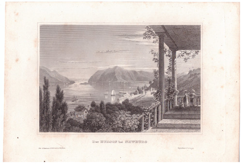 Stahlstich 1840 hudson - 1840,