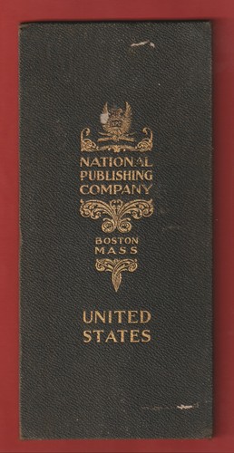 Amerika karte faltplan 1900 - amerika-karte,
