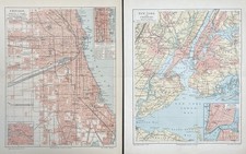 antikes Konvolut Landkarten