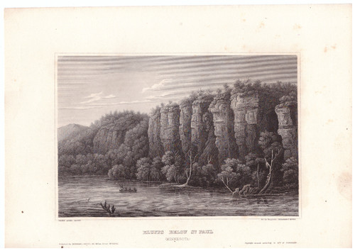 Stahlstich 1840 bluffs - um,