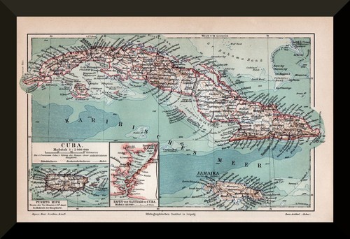 Cuba historische landkarte - +historische,