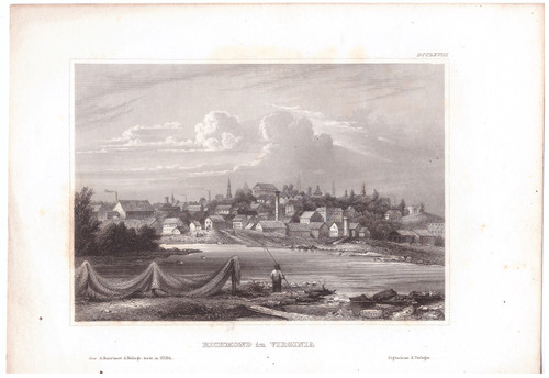 Stahlstich 1840 richmond - 1840,