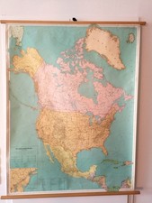 Vintage, Amerika, Landkarte