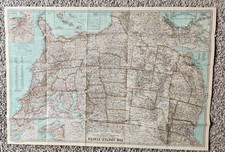 USA Landkarte 1956 National