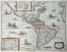 AMERIKA KARTE HONDIUS AMERICA