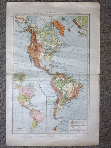 Karte amerika von 1922 - amerika,