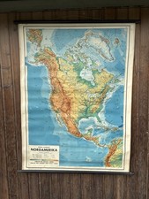 Schulwandkarte Nordamerika