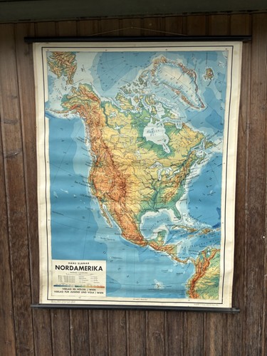 Schulwandkarte nordamerika - schulwandkarte,