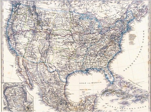 Landkarte usa vereinigte - usa,