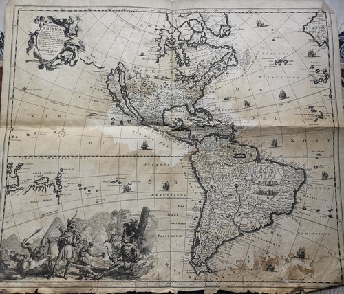 Nova tabula america 1729 - nova, um