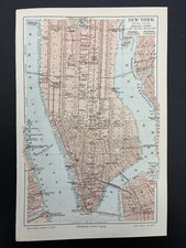 antike Landkarte USA Stadtplan