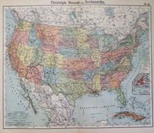 Landkarte Vereinigte Staaten