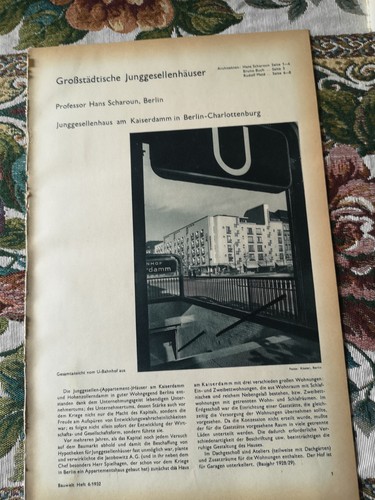 1932 bauwelt 6 berlin - bauwelt,