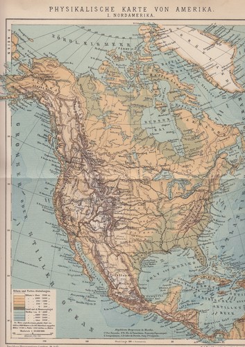 Physikalische karten amerika - 2,