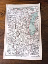 Original ! histor. Landkarte